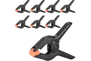 Miorkly 8 × Clamps Heavy Duty Spring Clamps Clamps Set Clamps Small clamp 11.5cm Long Photo Cloth clamp Background Fabric Clip Photo Clip (4 Inch)