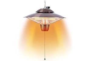 DONYER POWER Electric Patio Heater, Ceiling Mounted, Outdoor or Indoor Use 2000W