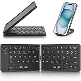 Coverzone Katlanabilir Kablosuz Bluetooth Klavye, 67 Tuş Makas Mekanizmalı, iOS Android Windows Uyumlu, USB-C Şarjlı, 150 mAh
