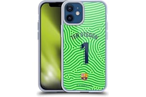 Head Case Designs Oficjalnie Licencjonowany FC Barcelona Marc-André ter Stegen 2020/21 Gracze Zestaw Domowy Grupa 1 Etui Zelowe [Ochrona Wojskowej Klasy] Kompatybilne z Apple iPhone 12 Mini