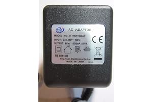 BYUP Replacement for AC-AC Adaptor for 10V 500mA Power Supply for Numark M2 Mixer