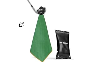 TS Golf Toalla de golf magnética para golfistas | Lo mejor para regalos de golf y accesorios de golf para hombres y mujeres | Toallas de golf para bolsas de golf con clip | Toalla de microfibra de