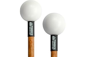 TreeWorks Chimes Timber Drum Company Hard Poly Mallets, T2HP