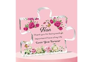 QMVMV Nan Gifts from Grandson Granddaughter Acrylic Plaque Nan Gifts Birthday Christmas Thanksgiving for Nan