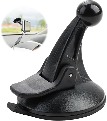 Support à Ventouse Pour GPS TomTom - Compatible GO Live 800/825, Start 20/25, Via 100-1600 - Fixation Pare-brise