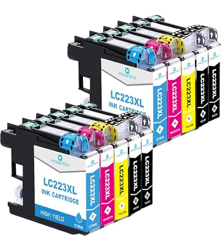 Lot De 4 Cartouches D'encre Compatibles Brother - Modèles DCP-J562DW, MFC-J480DW, J5720DW