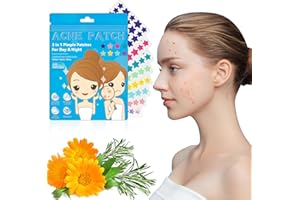 MEGIAEXIST Pickel Patch Sterne, 320 Stück Anti Pickel Patches Unsichtbare Hydrocolloid Pimple Patches Star 2-in-1 Tag & Nacht Akne Pflaster für Gesicht Wasserdicht & Atmungsaktiv Acne 3 Größen