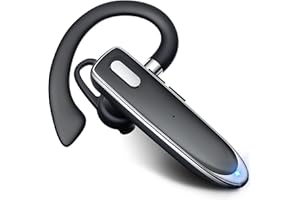 EUQQ In Ear Wireless Cell Phone Headset and Up to 10 Hours of Talk Time for Smartphones, Bluetooth Headset with Microphone, Car Tablets (without Charging Case) Headsets 530-2