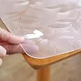 YUDEYU Stile Sottile Tovaglia Trasparente Cascante Plastica Morbida Pellicola di Vetro Impermeabile Olio-Prova Tovaglia di Cristallo Pellicola Protettiva