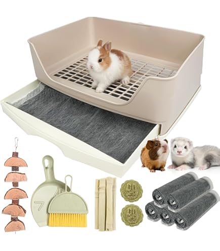 Kathson Rabbit Pee Pads – 100PCS Disposable Cage Liners With Activated Carbon Odor Control – Quick-Dry Surface For Small Pets - View #9