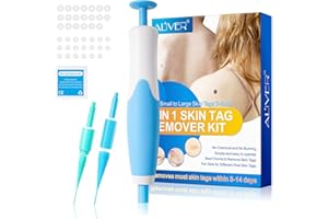 FIND BACK Skin Tag Entferner, Auto Skin Tag-remover Kit, 2-in-1Stielwarzen Entfernen schnell Kit, Skin Tag Removal Patch Sicher und Schmerzfrei, 2-8 mm Bänder mit 20 großen Tag Bands, 20 kleinen Tag Bands.