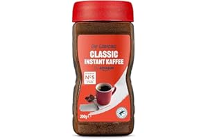 ‎BY AMAZON by Amazon Classic Instant Kaffee, Dunkle Röstung, 200g, 1er-Pack - Rainforest Alliance-Zertifizierung