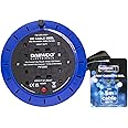 Daewoo Extension Reel, Cassette Reel, 4 Gang, 5 Metre, Black And Blue
