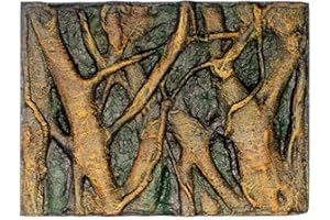 Venus valink Tablero de espuma 3D de piedra de roca de acuario decoración de tablero de espuma para tanque de peces reptiles 60 x 45 cm, fondo de pared de tanque de peces Junta de decoración