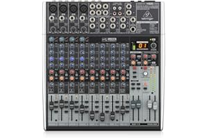 Behringer XENYX X1622USB Premium 16-Input 2/2-Bus Mixer with XENYX Mic Preamps and Compressors, British EQ, 24-Bit Multi-FX Processor and USB/Audio Interface