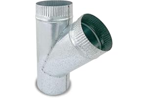 CAEXVEN TE para chimeneas en Acero Galvanizado - Ángulo 45º - Serie lisa - 175 mm