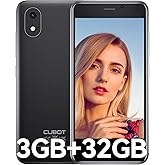 CUBOT J20 Mini Smartphone 3GB RAM +32GB ROM 4,0'' Schermo Android 12 Telefono Cellulare 2350mAh 4G Doppio SIM Face ID - Nero