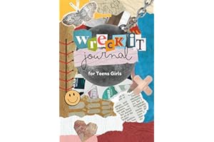 Wreck It Journal for Teens Girls: Destroy this Journal in a creative way. Creative journal to reduce anxiety and stress.