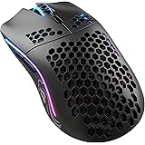 Glorious Gaming Model O Wireless Mouse da gaming senza fili - Superleggero, 69 g, design a nido d'ape, RGB, ambidestro, wirel