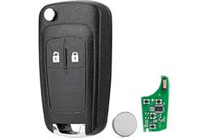VAILIKEY 433MHZ 2 Buttons For Opel Vauxhall Astra J Flip Key Chevrolet Cruze Corsa Insignia Key Fob Vauxhall Adam Meriva Zafira Mokka Car Remote Fob ID46Chip HU101 Blade