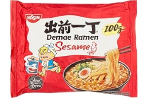 SPICEHUB Nissin Damae Ramen SESAME Flavour Noodles -100G, 30 Packets