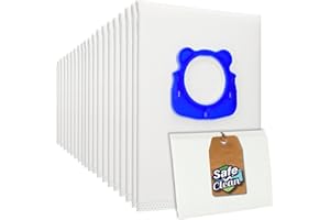 MICROSAFE® 20 bolsas para Rowenta aspiradora RO3953EA Compact Power, RO3950- RO3980, RO 3950 Parquet, RO 3980 Animal Care, Silence Force Compact equivalente a ZR200520 de Microsafe