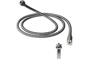 DZDSBB Środek do czyszczenia rur | 10 mm spirala długa 3 m | spirala do czyszczenia rur elektrycznych, do czyszczenia odpływu, węża odpływowego, spirala do czyszczenia rur, pompa do czyszczenia rur