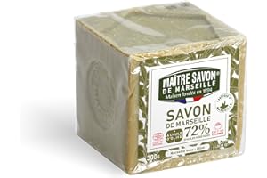Maitre Savon de Marseille - Véritable Savon de Marseille à l'olive - 300g - ECOCERT Cosmos Natural