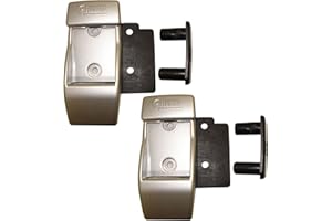 Fiamma 98655-728 WALL BRACKETS – Wandhalterungen Alu - silber, 97 x 111 x 36 mm