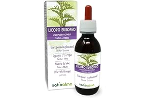 European Bugleweed or Gypsywort (Lycopus europaeus) herb Alcohol-Free Mother Tincture Naturalma - Liquid Extract Drops 120 ml - Food Supplement - Vegan