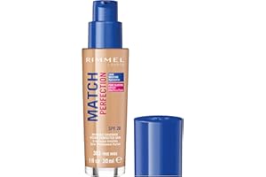 Rimmel - Fond de Teint Match Perfection - Couvrance Légère - Hydratation 24H - 303 True Nude - 30ml