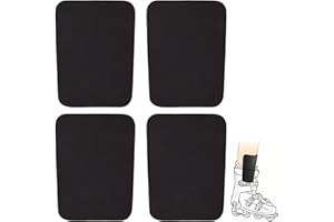 Sinbana Espinilleras Snowboard, 17x12x0,5cm Protector Espinilleras Esqui Recortables Attrezzatura Protettiva Sci Snowboard para Hombres Mujeres Jóvenes(Negro)