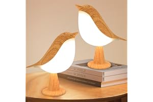 2 Stück Nachttischlampe | Tischlampe | Kabellos Touch Dimmbare 3000K-6000K | LED Akku Tischleuchte für Innen | Nachtlicht Kinder | Wiederaufladbar | 2600mAh | Warmweiß & Weiß & Kaltweiß | Dekoration