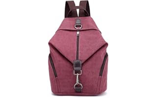 Padgene Tela Donne Zaino, Borsa da Viaggio Casual Vintage a Grande Capienza Borsa Zaino Donna Casual per le Vacanze Viaggi Escursionismo Attività di Campeggio