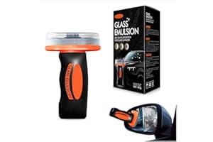 HLAYSHING Hand-Held Glass Emulsion Cleaner,Q4 Glass Guard,Automotive Oil Film Cleaning Brush,Automotive Windshield Oil Film Cleaning Tool,Oil Film Remover for Car,Windows,Mirrors nand GlassSurfaces