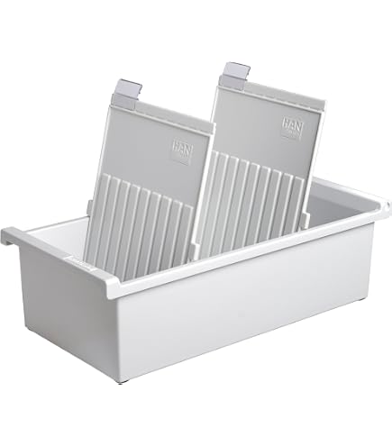 HAN Sichtreiter Für Stützplatten – Verschiebbar, Transparent (10er Pack), Inkl. Papier-Etiketten