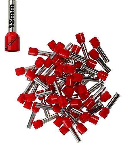 Assortiment geïsoleerde adereindhulzen, 1200 stuks (0,5/0,75/1/1,5/2,5/4/6/10/16/25 mm²), kleurrijk voor draadverbinding en zelfbouw elektrisch project