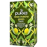 Pukka Clean Matcha Green, Organic Herbal Green Tea (4 Pack, 80 Tea bags)