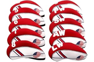 WBTY Lot de 10 housses de protection pour fers de golf