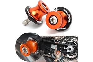 QJY-MOTOR PART-STORE Duke 790 Nottolini M10*1,5 10mm Bobina Forcellone Cavalletto Appoggi Per 790 Adventure R/S Duke 790 2019-2022 2023 2024 2025 (Arancione)