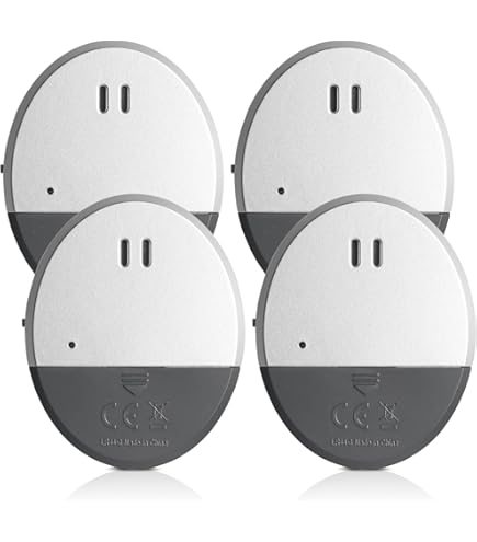 Glas Break 125dB Raam Trillingsdetector Sensor Alarm 3-Pack - Ultra-Slim Anti-Diefstal Voor Deur en Raam Met Ajustment Gevoeligheid