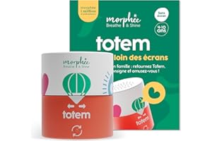 Morphée - Totem |160 Jeux Audio sans Écran pour Enfants 4-10 Ans | Jouets Éducatifs Voyage en Voiture et Famille | Développe Concentration et Créativité | Idéal Cadeau noël Enfant