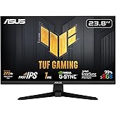 ASUS TUF Gaming VG249QM1A, Monitor Gaming 23.8”, FullHD (1920x1080), fino a 270Hz, Tempo di Risposta 1ms, G-Sync, Free-Sync P