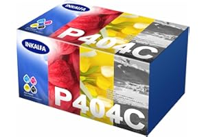 INKALFA 4-Pack CLT-P404C CLT-404S P404C Multipack Kompatibel Toner für Samsung C480W Xpress SL C480FW C48X C430 C480 C430W C43X Series CLT-K404S CLT-Y404S CLT-C404S CLT-M404S Schwarz Cyan Gelb Magenta