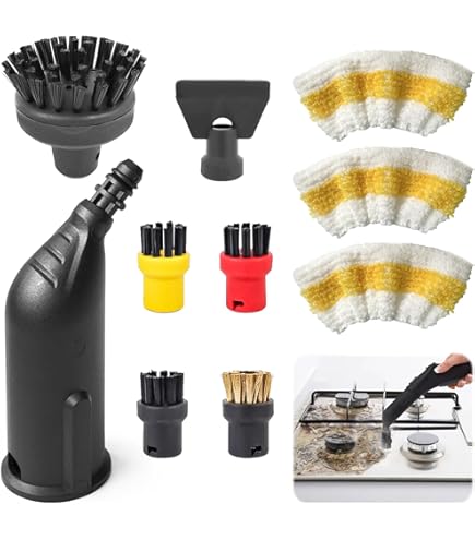 Venstermondstuk voor Kärcher stoomreiniger – Compatibel met SC1, SC2, SC3, SC4, SC5, SC7, CTK10, CTK20 – Vlekvrije reiniging van glas, ramen – Stoomreiniger accessoires