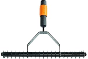 Fiskars Scarificateur Manuel, Tête D'outil Quikfit, Largeur: 37 cm, Noir/Orange, Quikfit, 1000655