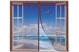 AXFZZRS Mosquitera Ventana Magnetica,Mosquitera Magnética,Cortina de Malla Con Imanes,Se Cierra Automáticamente,Mantiene El Aire Fresco,No Requiere Perforación,S Fácil De Instalar,Para Puertas Y Ventanas