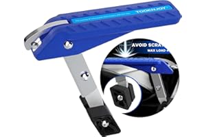 ‎TOOENJOY TOOENJOY Klappbarer Auto Türpedal,Türstufe Trittbretter,Autotür Pedal mit 5 Gängen,Auto Pedal Türstufe Belastbar bis 180 kg, Einfachen Zugang Zum Dach und Geeignet für SUV, RV,Truck (Blue, Big)