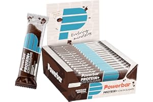 Powerbar Protein Plus Low Sugar Chocolate Espresso 16x35g - Barras de Proteína con Bajo Contenido de Azúcar
