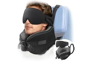 Umisleep nackkudde flygplan för långa resor, 360° stöd resekudde